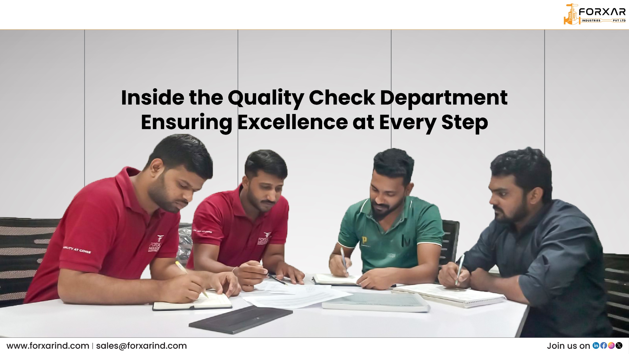 Inside the Quality Check Department: Ensuring Excellence at Every Step