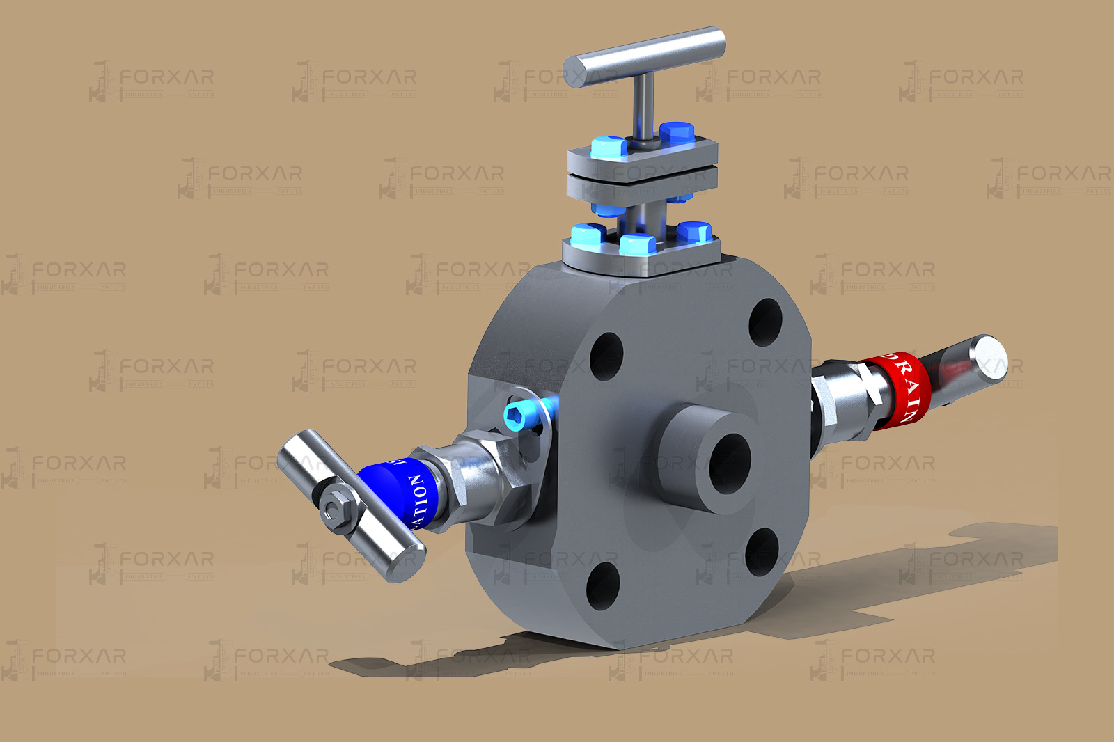 monoflange valves